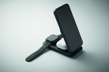 Logotrade werbemittel das Foto: 3in1 kabellose Ladestation 15W